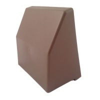 Gravity Louvre Vent Cowl 100 x 150mm - Brown